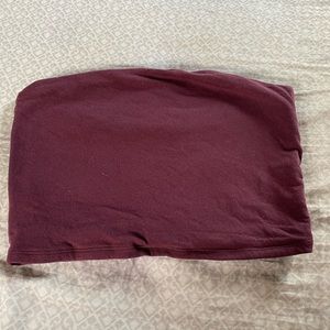 Maroon Tube Top 🌵